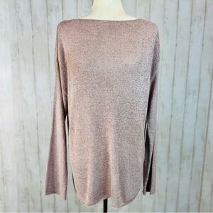 H&M | Soft Dusty Rose Sweater XS – Minimalist Chic Layering Top